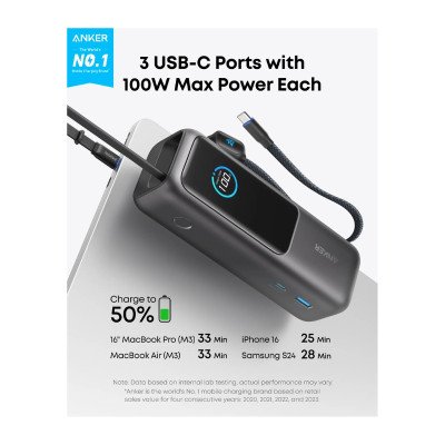 Anker Power Bank 25000mAh 165W Ultra Anker Power Bank 25000mAh 165W Ultra