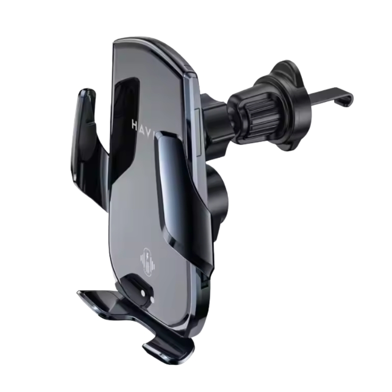 Havit W3034 شەحن و هەڵگری ئۆتۆمبێلی بێ وایەر ڕەش