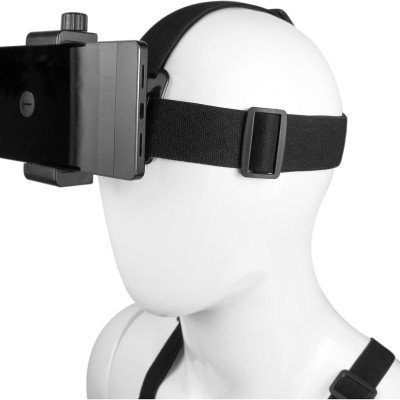 Chest mount for phone and head belt clip for POV/VLOG shooting,