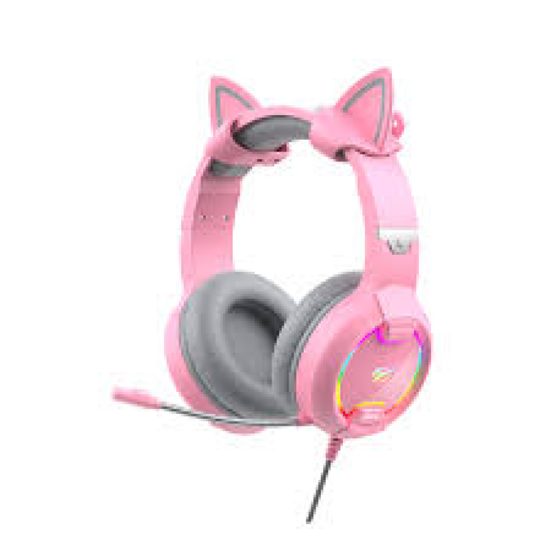 Havit 3.5mm Esports Oyuncu Kulaklığı Pembe
