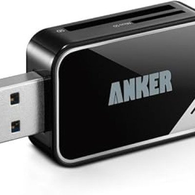 ANKER 2-IN-1USB 3.0 PROTBLE CARD READER BLACK ANKER 2-IN-1USB 3.0 PROTBLE CARD READER BLACK