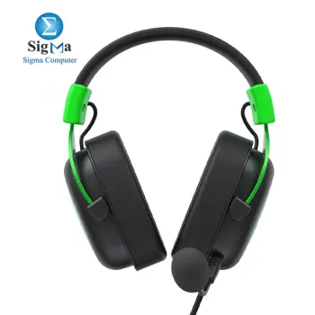 Havit H2002d WIRED GAMING HEADPHONE BLACK+ GREEN
