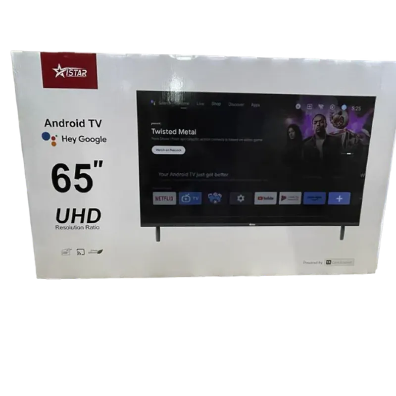 iSTAR - تلفزيون ذكي فائق الدقة بدون إطار مقاس 65 بوصة