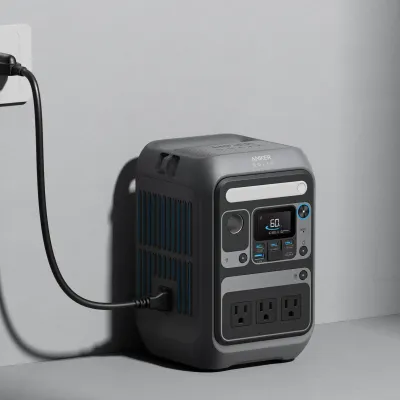 ئەنکەر سۆلیکس سی٣٠٠ دی سی وێستگەی وزەی گواستنەوەیی ٣٠٠ وات/٢٨٨ وات کاتژمێر ٧ دەرچەی ڕەشی تۆخ