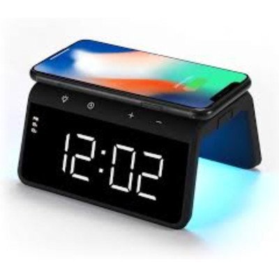 Havit W320 Wireless charger with marble clock
