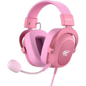 Havit 3.5mm Espor Oyun Kulaklığı Pembe