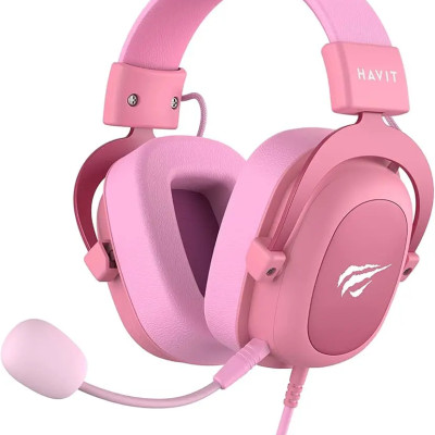 Havit 3.5mm Esports Gaming Headphone Pink