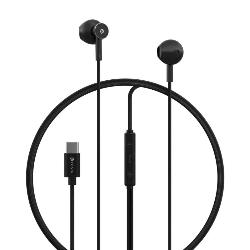 DEVIA Smart Serisi M2 Metal Kablolu Kulaklık (Tip-C Dijital)