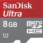 SanDisk ultra microSDXC UHS-1 card with adapter 8gb