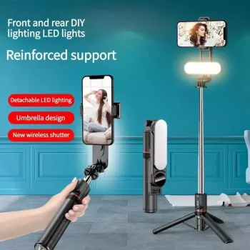 حامل ثلاثي القوائم L15 لعصا سيلفي بطول 110 سم