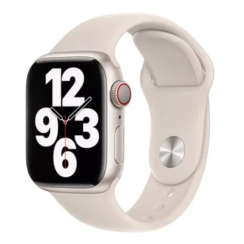 Devia - Silicone Strap for Apple Watch (42mm/44mm/45mm/46mm/49mm) - Starlight
