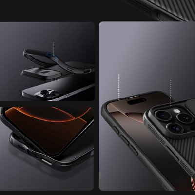 Nillkin CamShield Pro Magnetic Case for Apple iPhone 16 Pro Max supports MagSafe