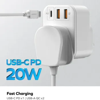 ONEPLUG PD20W 2A1C 1-bit universal socket ONEPLUG PD20W 2A1C 1-bit universal socket