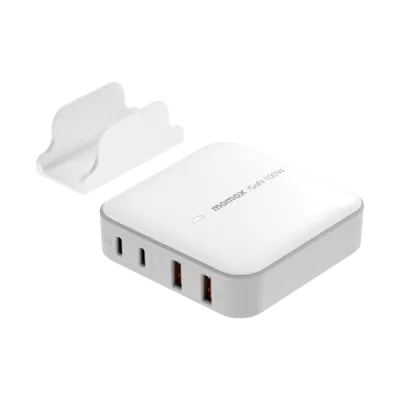 Momax 100W Dual USB-C & Dual USB Port Desktop Charger