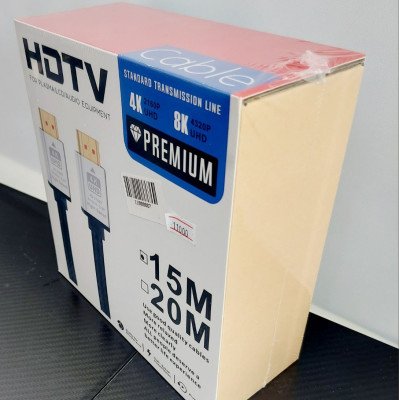 High-Speed ​​HDMI Cable Supporting 4K UHD and 8K UHD Resolution [5, 12].