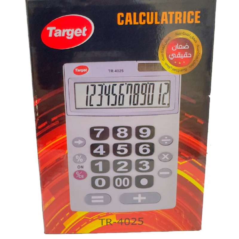 Bu ürün bir Target TR-4025 hesap makinesidir.
