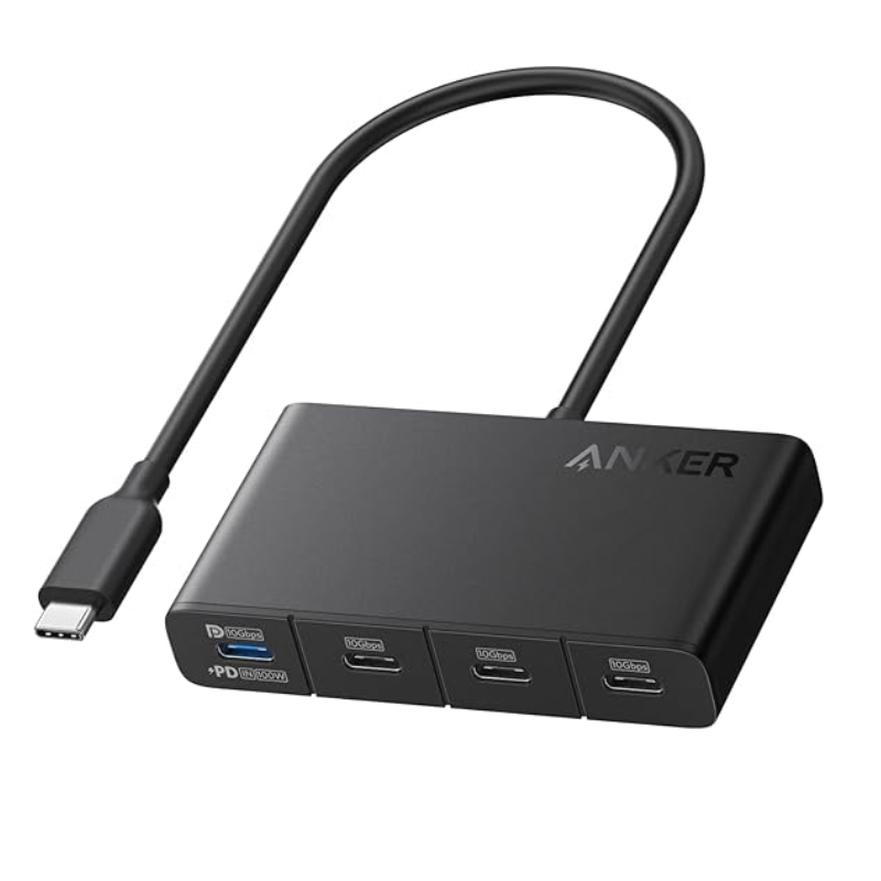 Anker USB-C Display Hub 4-in-1 4K Display, 10Gbps, 100W PD-IN Anker USB-C Display Hub 4-in-1 4K Display, 10Gbps, 100W PD-IN