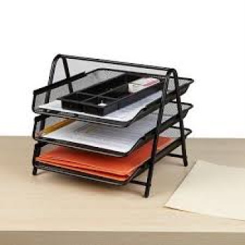 5-Piece Metal Mesh Desk Set