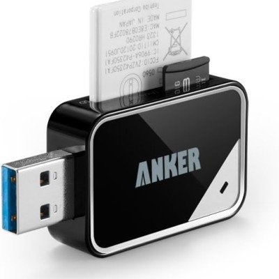 Anker 2-in-1 USB 3.0 Portable Card Reader Anker 2-in-1 USB 3.0 Portable Card Reader