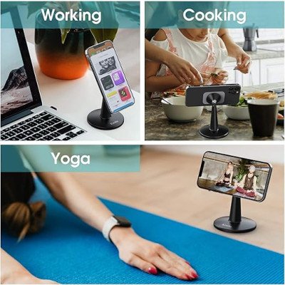 Anker MagGo 2-in-1 Wireless Charger Stand Charges two devices Anker MagGo 2-in-1 Wireless Charger Stand Charges two devices