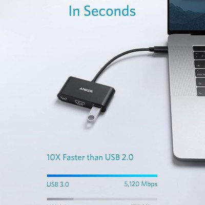 Anker PowerExpand 3-in-1 USB-C PD Hub Anker PowerExpand 3-in-1 USB-C PD Hub