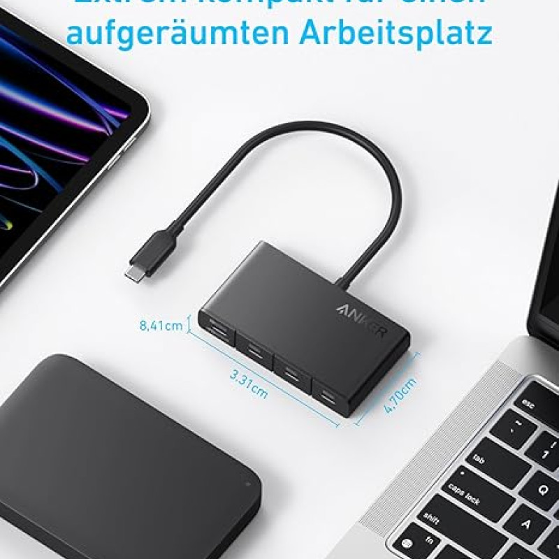 Anker USB-C Display Hub 4-in-1 4K Display, 10Gbps, 100W PD-IN Anker USB-C Display Hub 4-in-1 4K Display, 10Gbps, 100W PD-IN