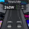 Anker USB-C - USB-C Kablosu 6 ft, 240W,