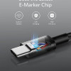 ANKER - كابل شحن مضفر متين من USB-A إلى USB-C