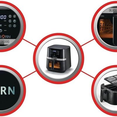 Black+Decker 12 in 1 Multifunction Grand Digital Aerofry AF5800-B5