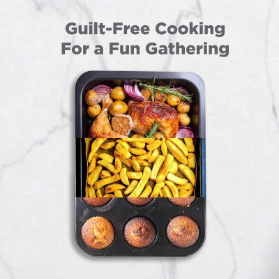 Black+Decker 15L Digital Air Fryer Oven AOF150-B5 Black