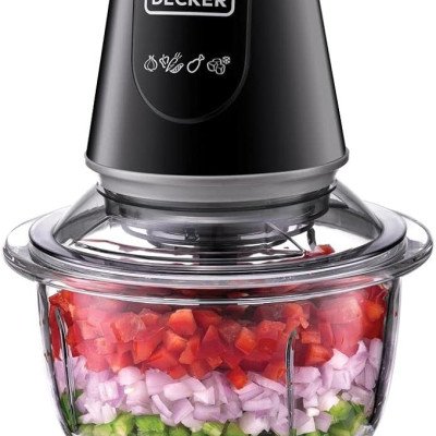 Black+Decker GC430-B5 400W Multi-Function Glass Chopper