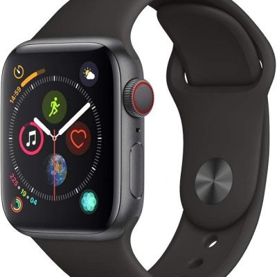 DEVIA Deluxe Series Sport Watch Band for Apple Watch – Black, Silicone, Comfortable Fit