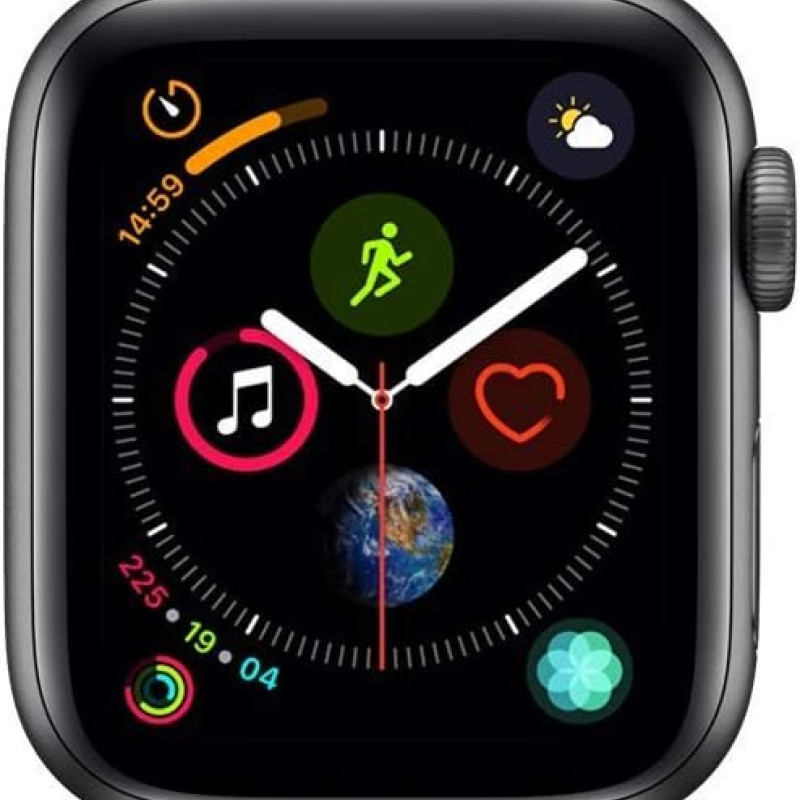 Apple Watch için DEVIA Deluxe Serisi Spor Saat Kayışı – Siyah, Silikon, Rahat Uyum