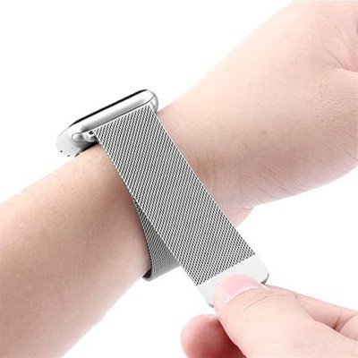 DEVIA Elegant Series Milanese Loop Watch Band for Apple Watch ( Silver ) – Sleek & Stylish Design DEVIA Elegant Series Milanese Loop Watch Band for Apple Watch ( Silver ) – Sleek & Stylish Design