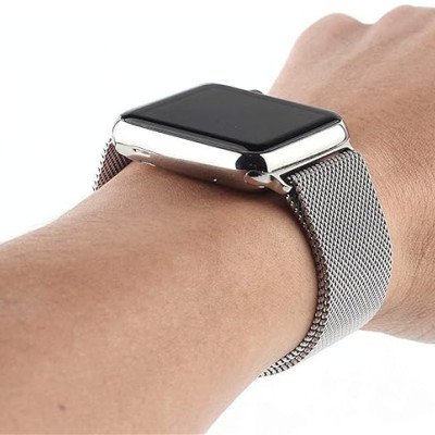 DEVIA Elegant Series Milanese Loop Watch Band for Apple Watch ( Silver ) – Sleek & Stylish Design DEVIA Elegant Series Milanese Loop Watch Band for Apple Watch ( Silver ) – Sleek & Stylish Design