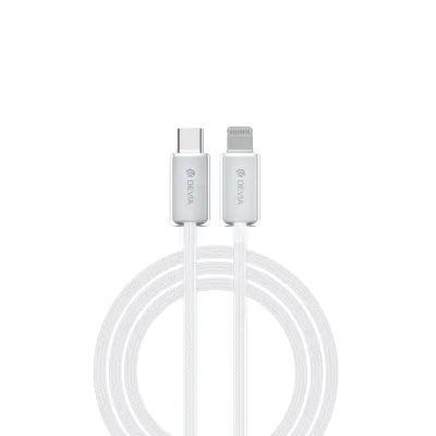 Devia Extreme Speed Series C To L PD 27W Woven Fast Cable (1.5M) White