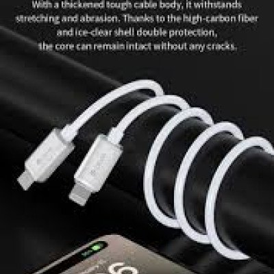 Devia Extreme Speed Series C To L PD 27W Woven Fast Cable (1.5M) White