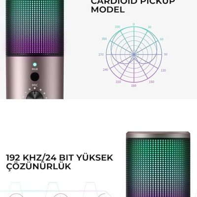 Havit Black and Yellow Live Microphone