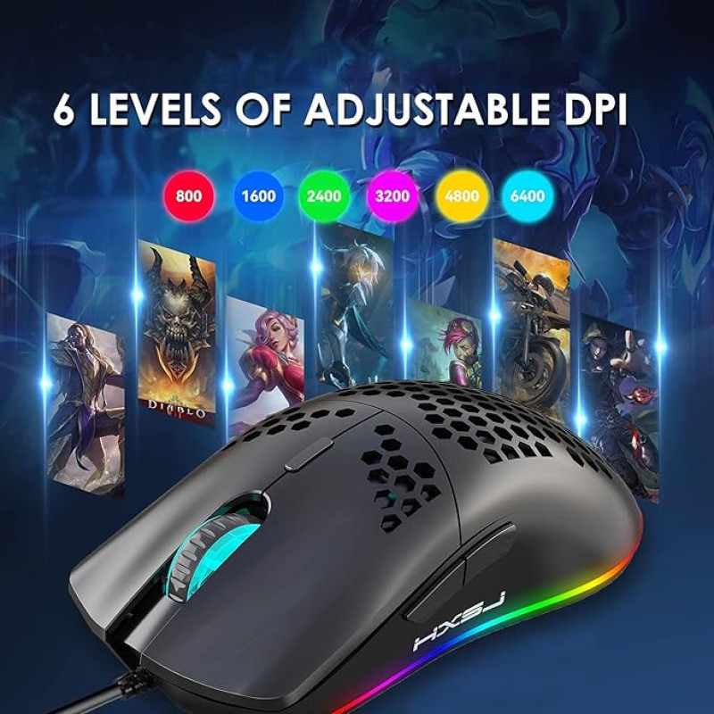 Havit Gaming Mouse MS1036 black