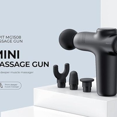 Havit Mini Massage Gun in Black