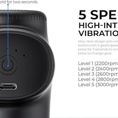 Havit Mini Massage Gun in Black