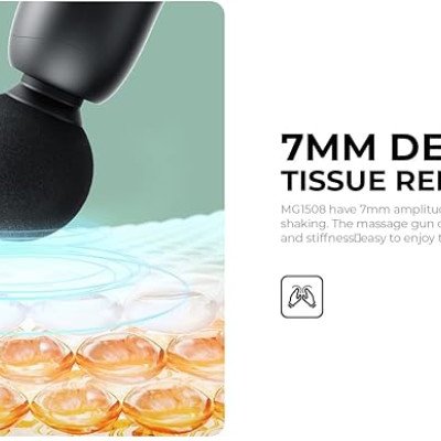 Havit Mini Massage Gun in Black