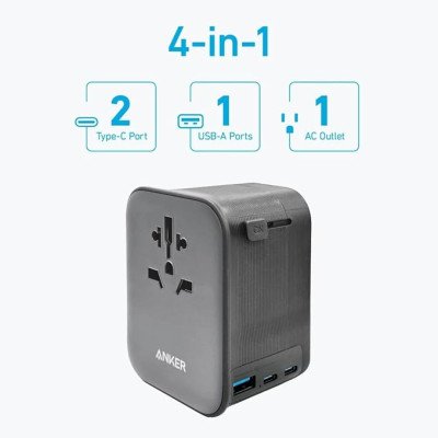 High-speed charging: Provides power up to 65 watts, but supports fast charging of portable computers, tablets and smartphones.