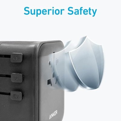 High-speed charging: Provides power up to 65 watts, but supports fast charging of portable computers, tablets and smartphones.